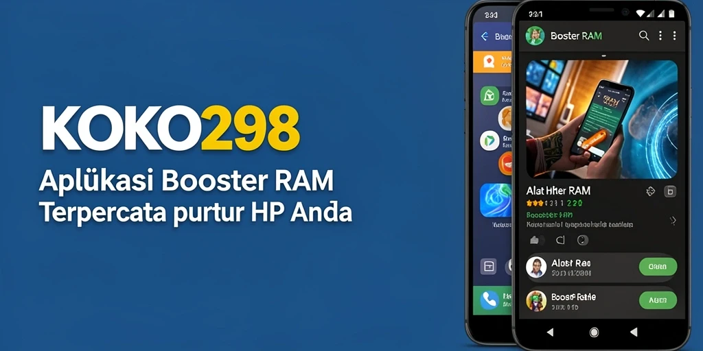 Antarmuka KOKO288 yang menampilkan fitur pembersihan RAM yang efisien.