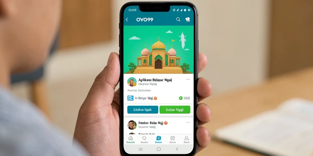 Antarmuka OVO99 yang menarik untuk Belajar Ngaji.