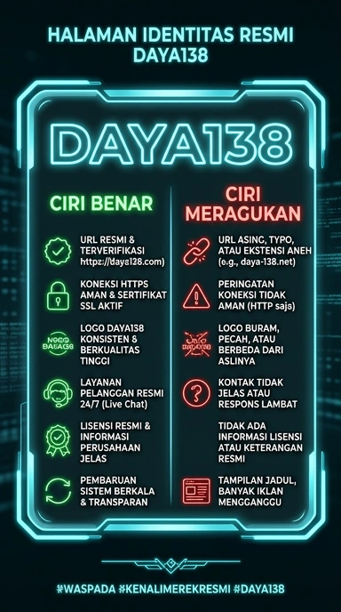 Halaman Resmi Daya138 untuk Pengguna Android